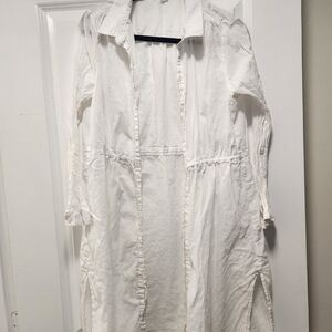 Elegant White Women's Dress